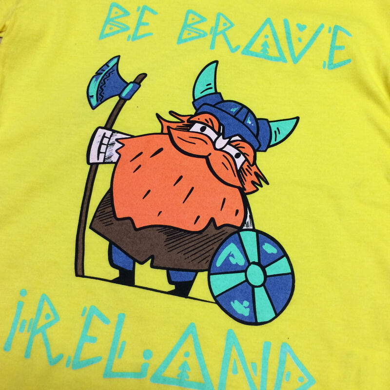 Be Brave Viking Ireland Kids T-shirt